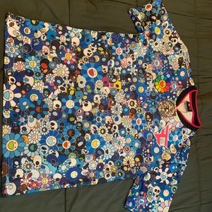 FaZe Clan x Takashi Murakami Blue Jersey Sz Large